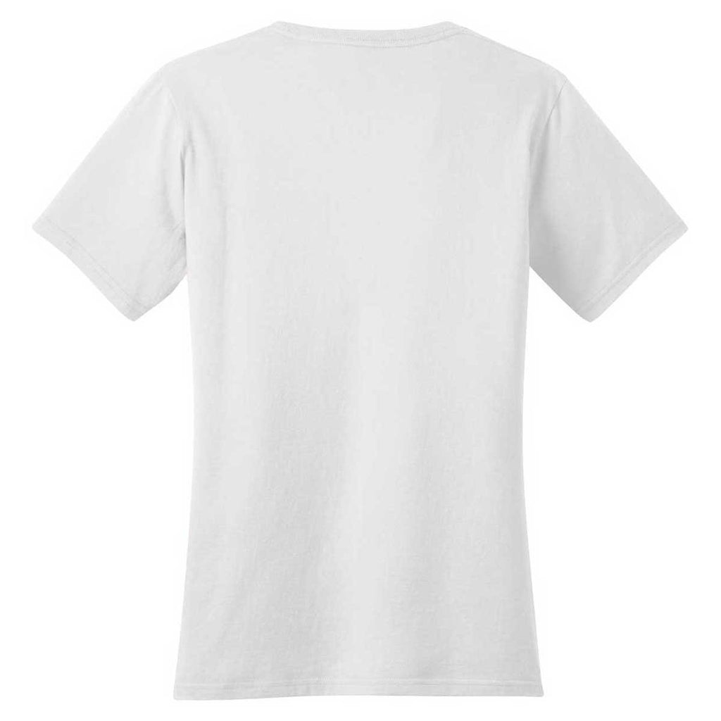 Port & Company Women's White Ring Spun Cotton Tee