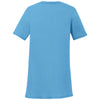 Port & Company Women's Aquatic Blue Performance Blend V-Neck Tee