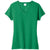 Port & Company Women's Athletic Kelly Green Heather Fan Favorite Blend V-Neck Tee