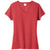 Port & Company Women's Team Cardinal Heather Fan Favorite Blend V-Neck Tee