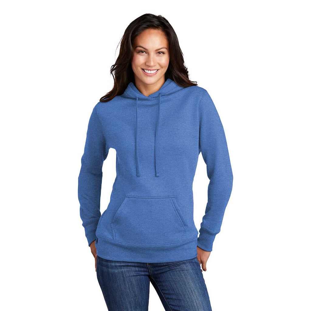 Port & Company Women's Heather Royal Core Fleece Pullover Hoodie