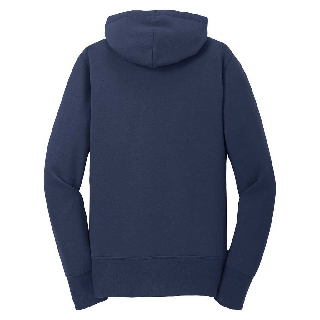 Port & Company Women's Navy Core Fleece Full-Zip Hooded Sweatshirt