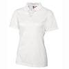 Clique Women's White S/S Ice Pique Polo