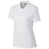 Clique Women's White Malmo Pique Polo