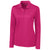 Clique Women's Ribbon Pink Long Sleeve Ice Pique Polo