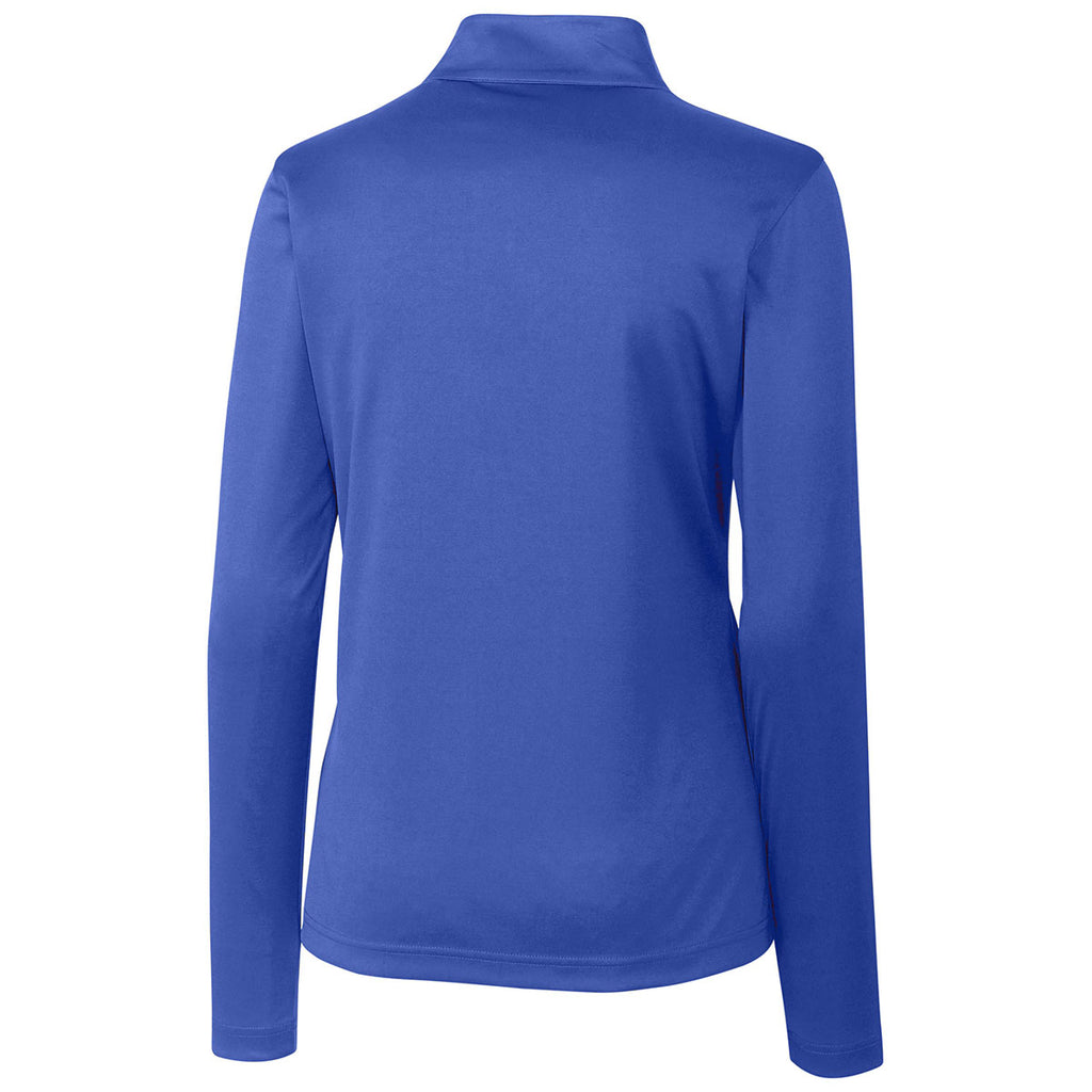 Clique Women's Tour Blue Spin Half Zip