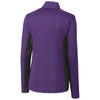 Clique Women's College Purple Ice Colorblock Half Zip