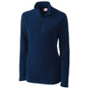 Clique Women's Navy Summit Half Zip Microfleece