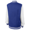 Sport-Tek Women's True Royal/White Fleece Letterman Jacket