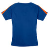 Sport-Tek Women's True Royal/Deep Orange Colorblock PosiCharge Competitor Tee