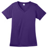 Sport-Tek Women's Purple PosiCharge Competitor V-Neck Tee