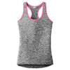 Sport-Tek Women's Neon Pink PosiCharge Electric Heather Racerback Tank