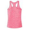 Sport-Tek Women's Power Pink Electric PosiCharge Electric Heather Racerback Tank