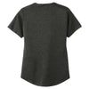 Sport-Tek Women's Black Heather Endeavor Henley