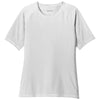 Sport-Tek Women's White Short Sleeve Rashguard Tee