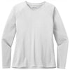 Sport-Tek Women's White Long Sleeve Rashguard Tee