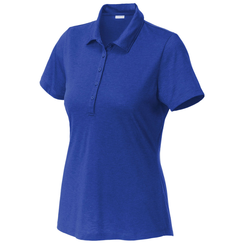 Sport-Tek Women's True Royal PosiCharge Strive Polo