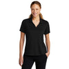 Sport-Tek Women's Black Sideline Polo