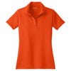 Sport-Tek Women's Deep Orange Micropique Sport-Wick Polo