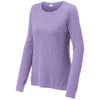 Sport-Tek Women's Hyacinth Heather Exchange 1.5 Long Sleeve Crew