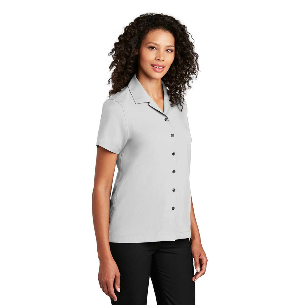 Port Authority Women's Silver Short Sleeve Performance Staff Shirt