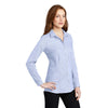 Port Authority Women's Blue Horizon/White Pincheck Easy Care Shirt