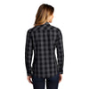 Port Authority Women's Black Everyday Plaid Shirt