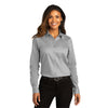 Port Authority Women's Gusty Grey Long Sleeve SuperPro React