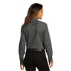 Port Authority Women's Storm Grey Long Sleeve SuperPro React