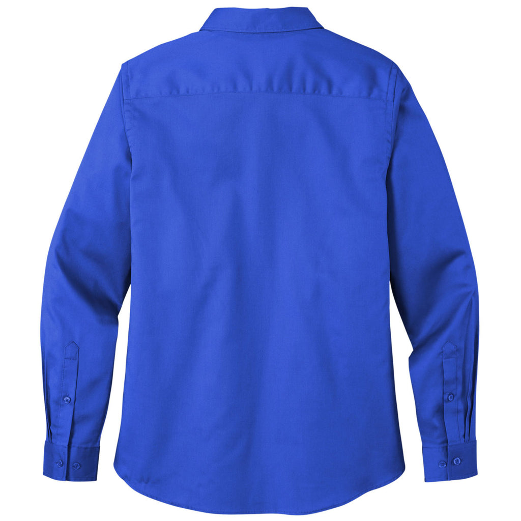 Port Authority Women's True Royal Long Sleeve SuperPro React