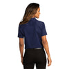 Port Authority Women's True Navy Short Sleeve SuperPro React Twill Shirt