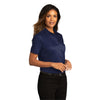 Port Authority Women's True Navy Short Sleeve SuperPro React Twill Shirt