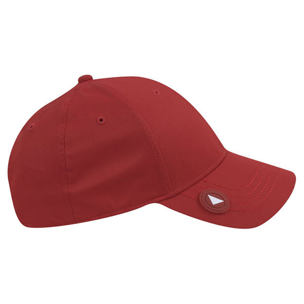 AHEAD Red Performance Ballmarker Cap