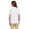 Harriton Women's White 6 oz. Ringspun Cotton Pique Short-Sleeve Polo