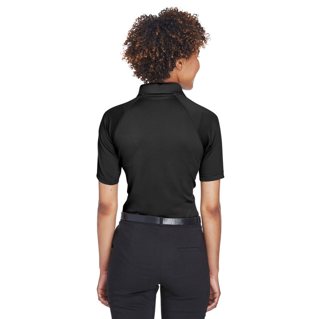 Harriton Women's Black Tactical Performance Polo