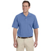 Harriton Men's Nautical Blue 5.6 oz. Easy Blend Polo