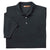 Harriton Men's Black 5.6 oz. Easy Blend Polo with Pocket