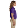 Harriton Women's Team Purple 5.6 oz. Easy Blend Polo