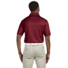 Harriton Men's Maroon 4 oz. Polytech Polo