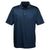 Harriton Men's Dark Navy Advantage IL Snap Placket Performance Polo