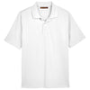 Harriton Men's White Advantage Snag Protection Plus Polo