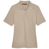 Harriton Women's Khaki Advantage Snag Protection Plus Polo