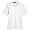 Harriton Women's White Advantage Snag Protection Plus Polo