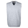 Harriton Men's Grey Heather Pilbloc V-Neck Sweater Vest