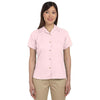 Harriton Women's Blush Bahama Cord Camp Shirt