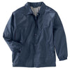 Harriton Men's Navy Nylon Staff Jacket