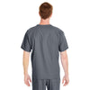 Harriton Men's Dark Charcoal Restore 4.9 oz. Scrub Top