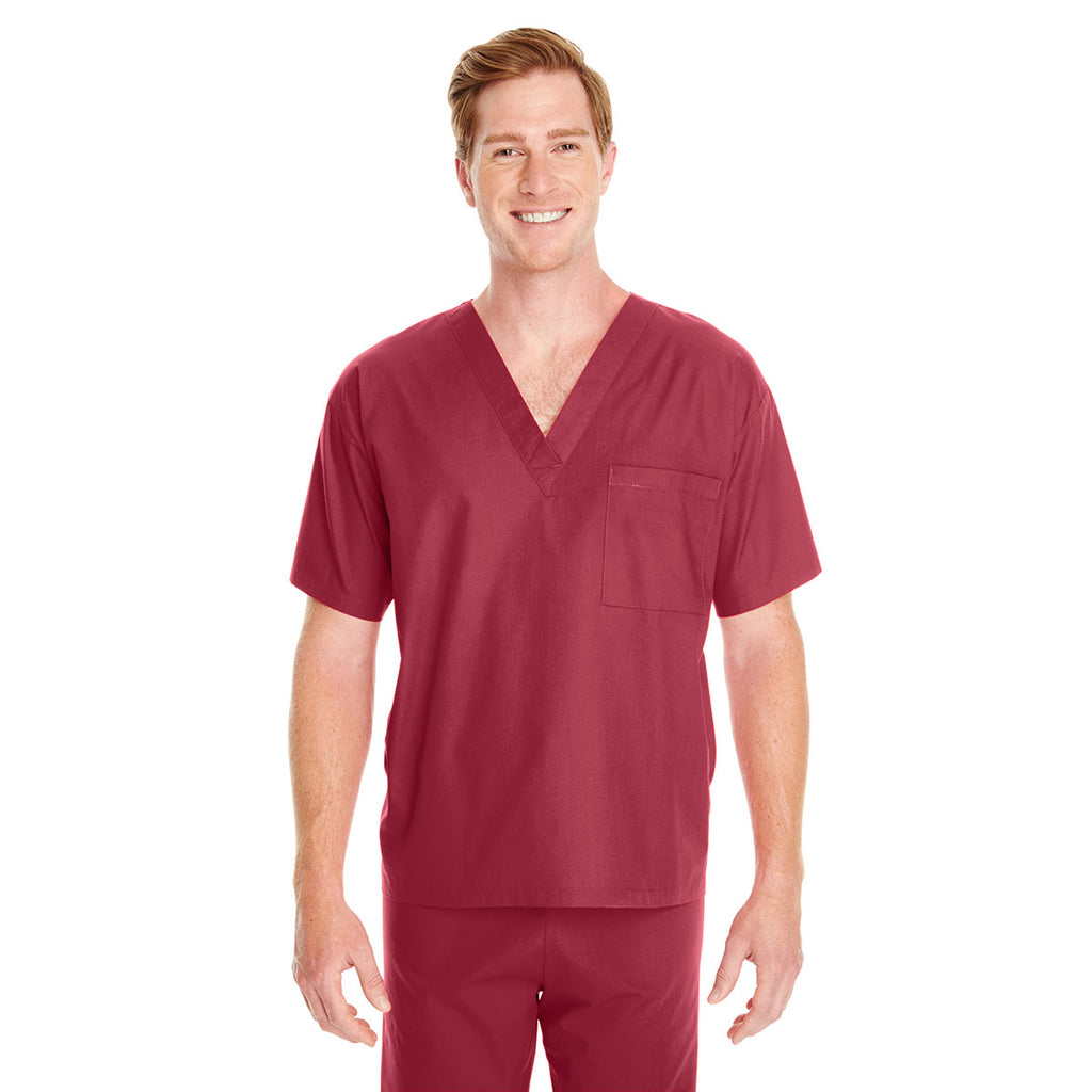 Harriton Men's Wine Restore 4.9 oz. Scrub Top