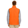 Harriton Men's Safety Orange 8 oz. Fleece Vest