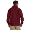 Harriton Men's Wine Tall 8 oz. Full-Zip Fleece